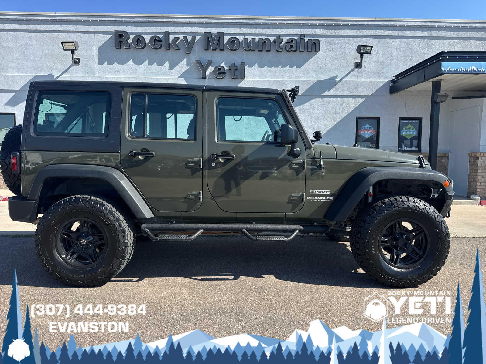 Used 2016 Jeep Wrangler Unlimited Sport with VIN 1C4BJWDG0GL130837 for sale in Jackson, WY