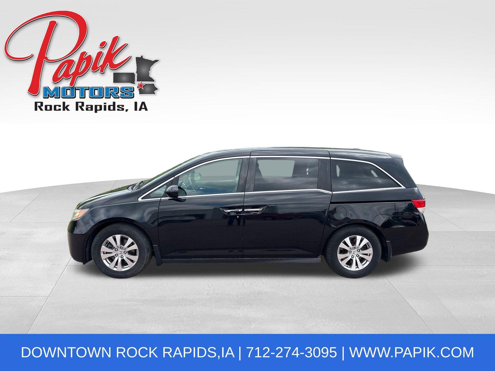Used 2014 Honda Odyssey EX-L with VIN 5FNRL5H60EB081174 for sale in Luverne, Minnesota