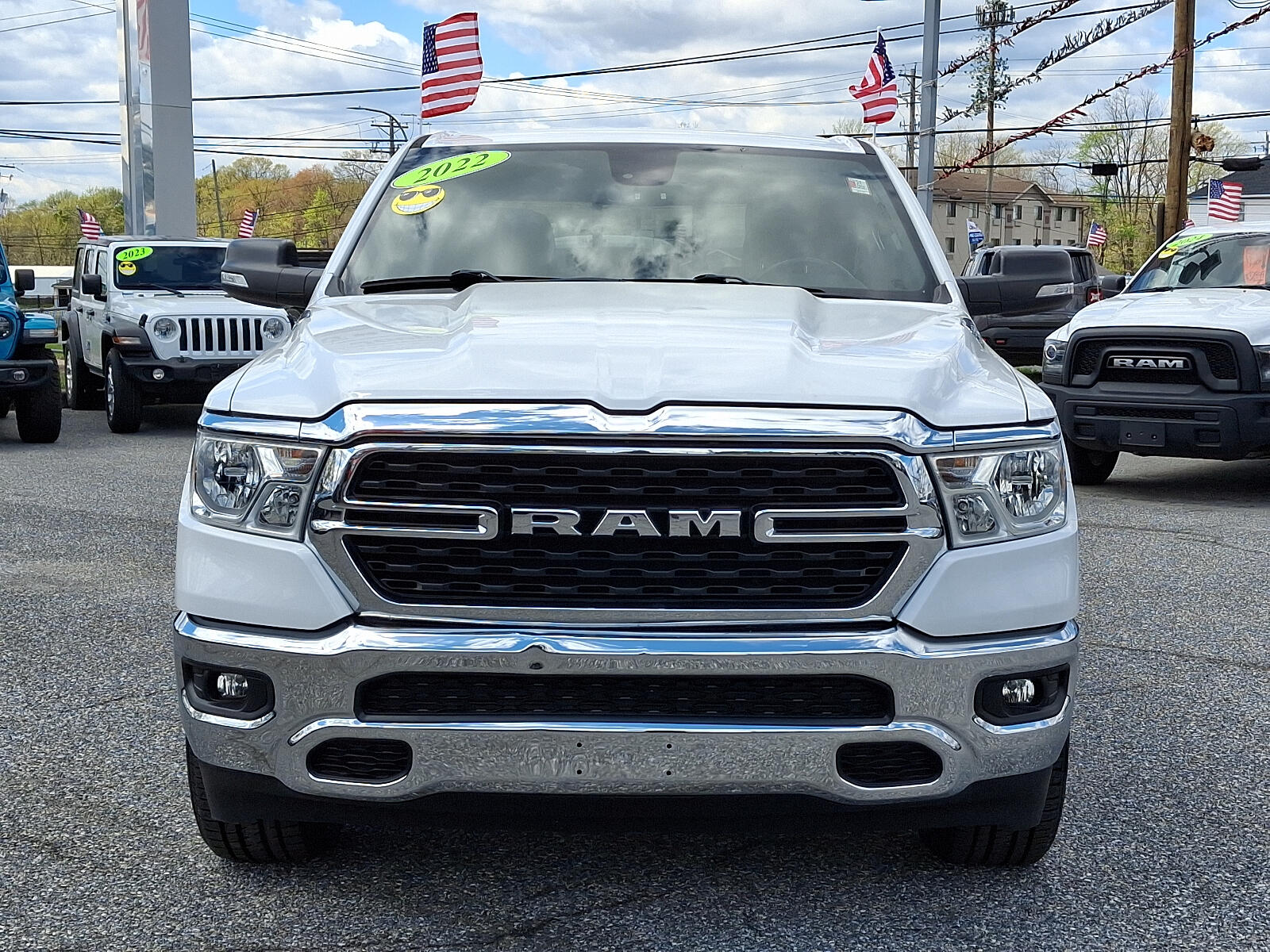 Used 2022 RAM Ram 1500 Pickup Big Horn/Lone Star with VIN 1C6RRFFG2NN198814 for sale in New Castle, DE