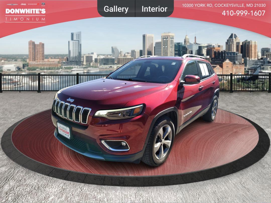 Used 2019 Jeep Cherokee Limited with VIN 1C4PJMDX1KD238204 for sale in Cockeysville, MD