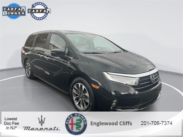 Used 2021 Honda Odyssey EX-L with VIN 5FNRL6H72MB004741 for sale in Englewood, NJ