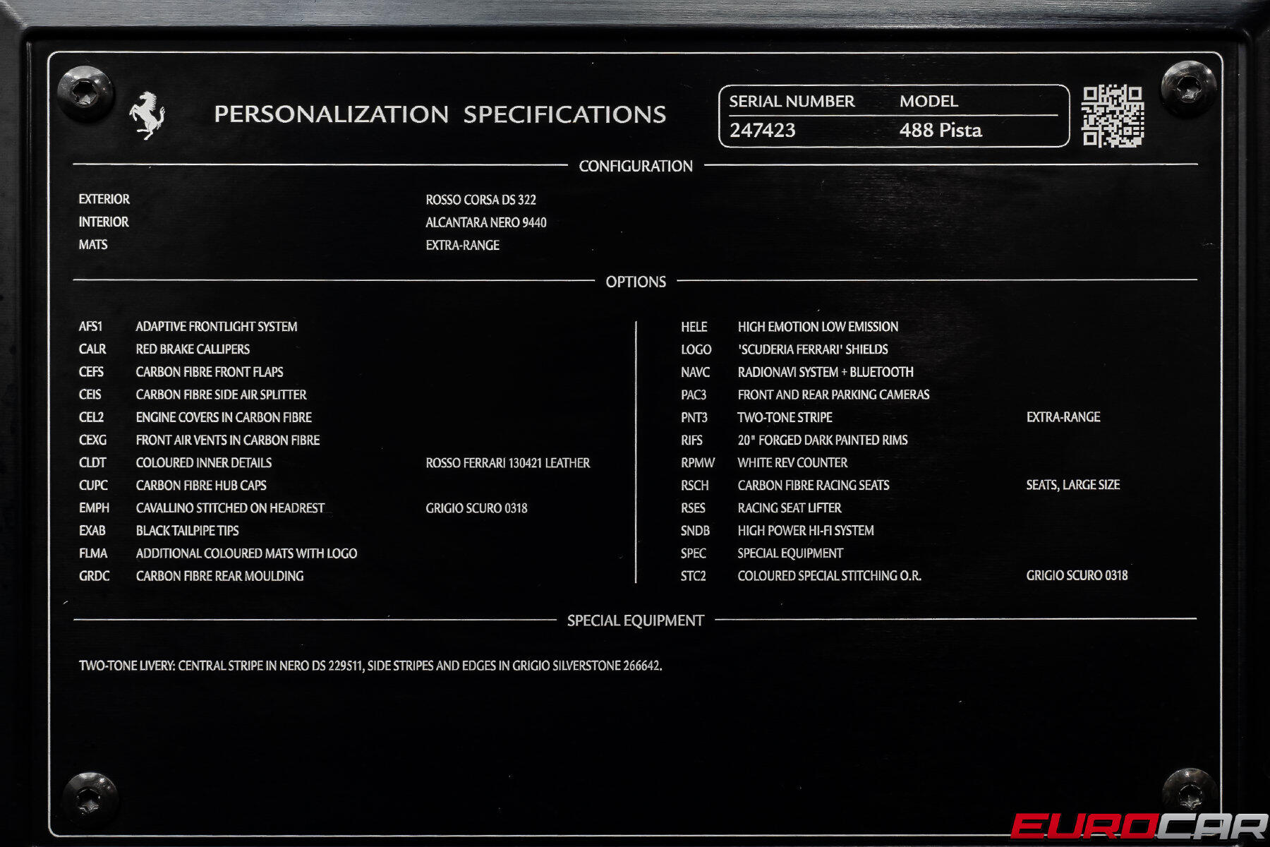 2019 Ferrari 488 Pista *HUGE CARBON OPTIONS * FACTORY CPO WARRANTY*Image 11