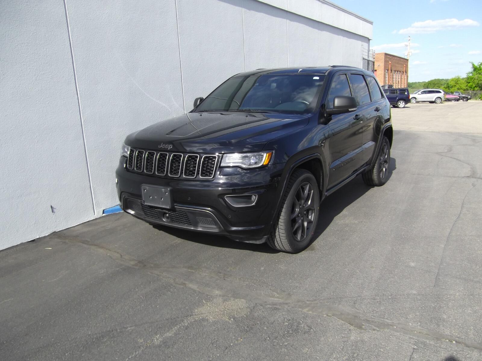 Used 2021 Jeep Grand Cherokee 80th Edition with VIN 1C4RJFBG8MC653830 for sale in Kansas City
