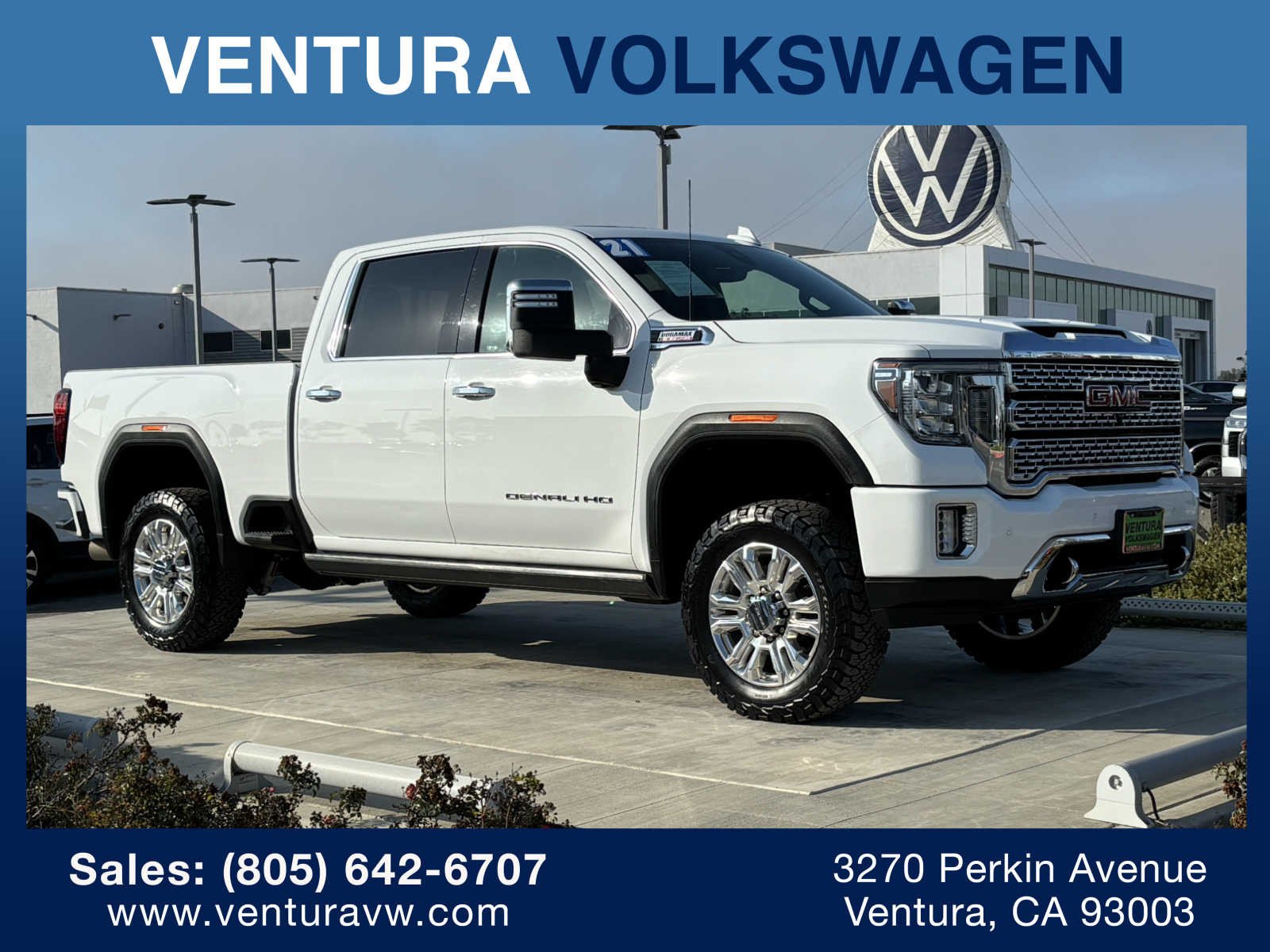 Used 2021 GMC Sierra 2500 Denali HD Denali with VIN 1GT49REY1MF293131 for sale in Ventura, CA