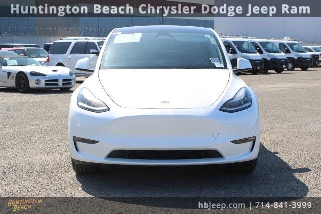 Used 2023 Tesla Model Y Long Range with VIN 7SAYGAEE6PF587943 for sale in Huntington Beach, CA