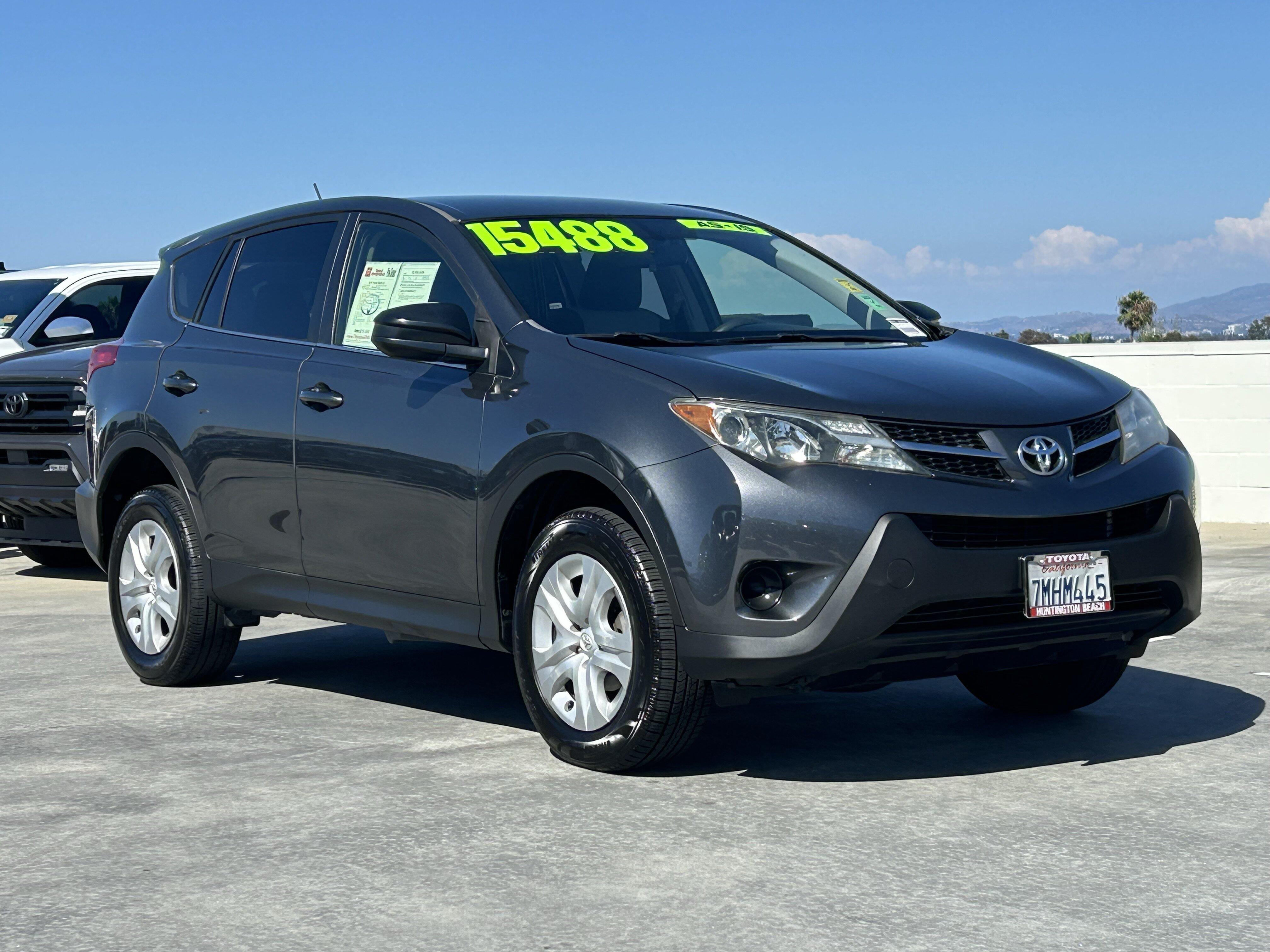 Used 2015 Toyota RAV4 LE with VIN JTMZFREV9FD057748 for sale in Huntington Beach, CA