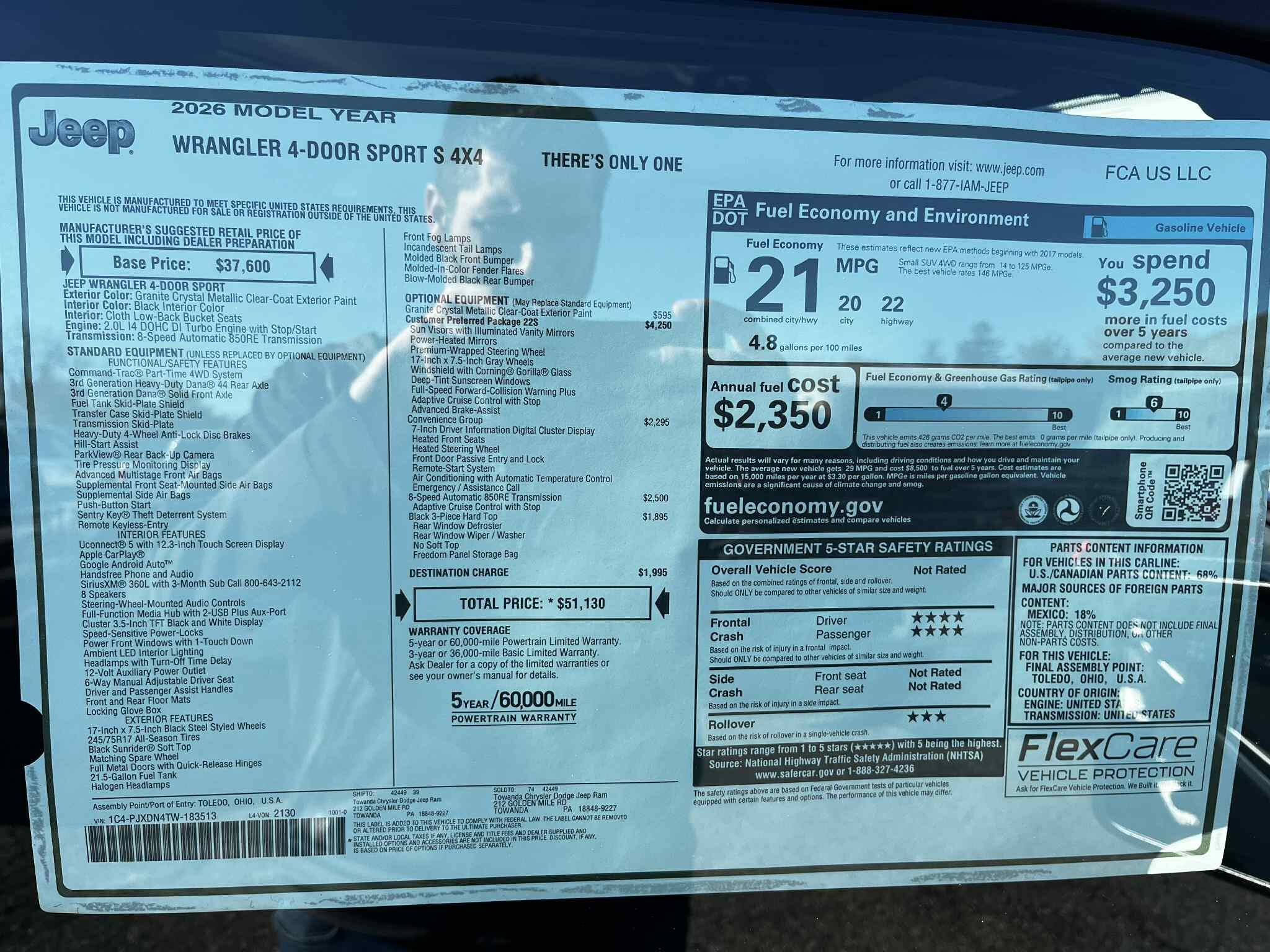2026 Jeep Wrangler 4-Door Sport S - Photo 9
