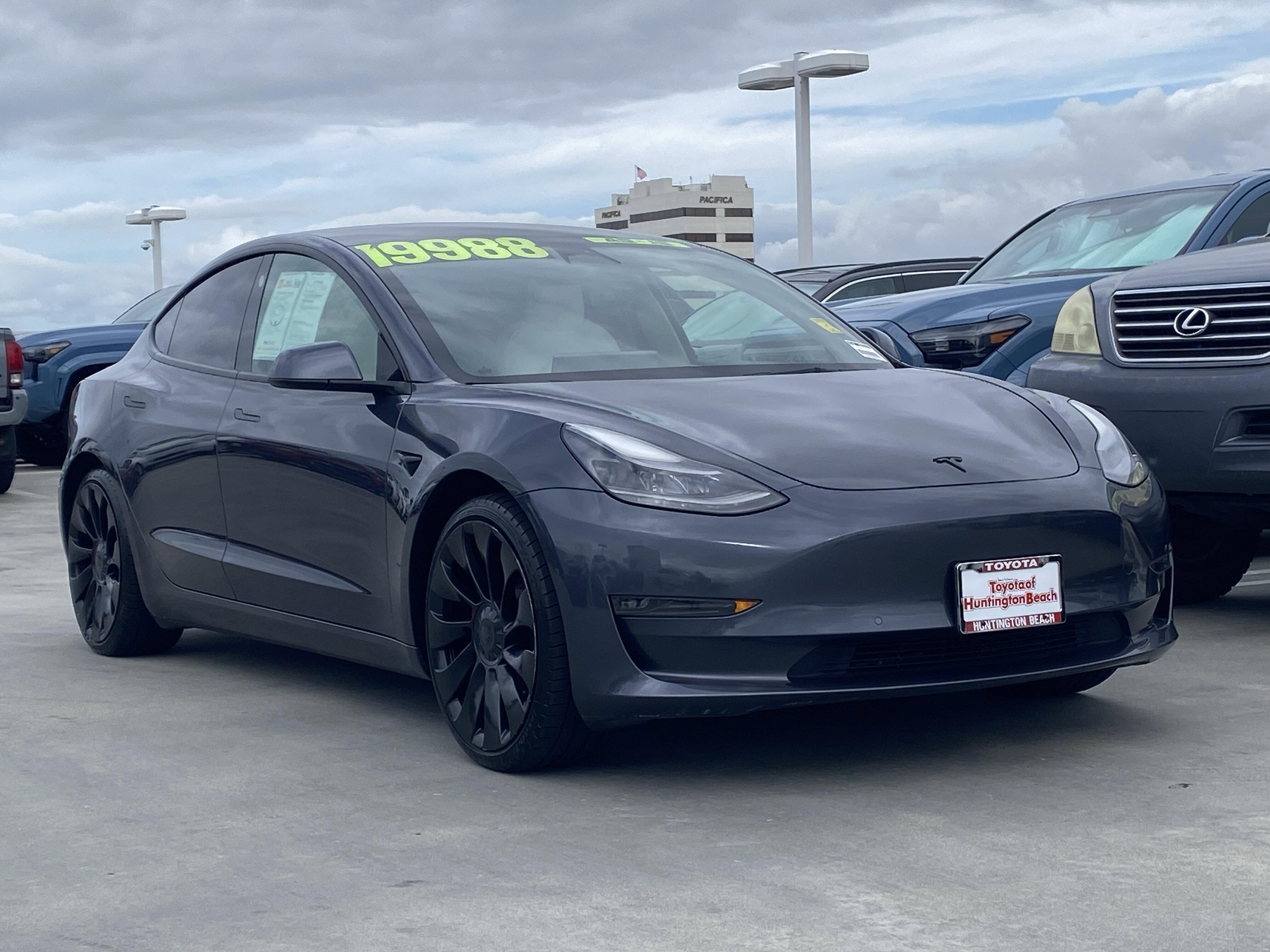 Used 2022 Tesla Model 3 Performance with VIN 5YJ3E1EC5NF229242 for sale in Huntington Beach, CA
