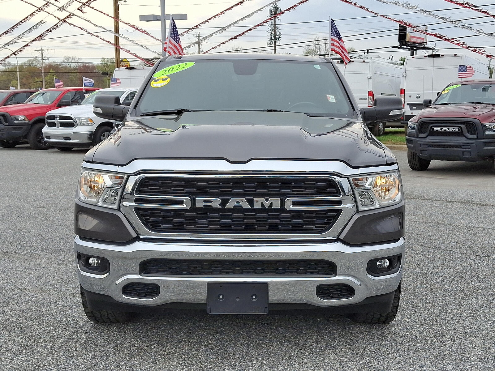 Used 2022 RAM Ram 1500 Pickup Big Horn/Lone Star with VIN 1C6RRFFG6NN285633 for sale in New Castle, DE