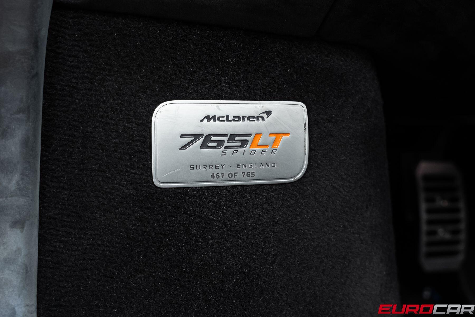 2022 McLaren 765LT Spider *MSO BLACK PACK * CARBON FIBER SEATS*Image 34