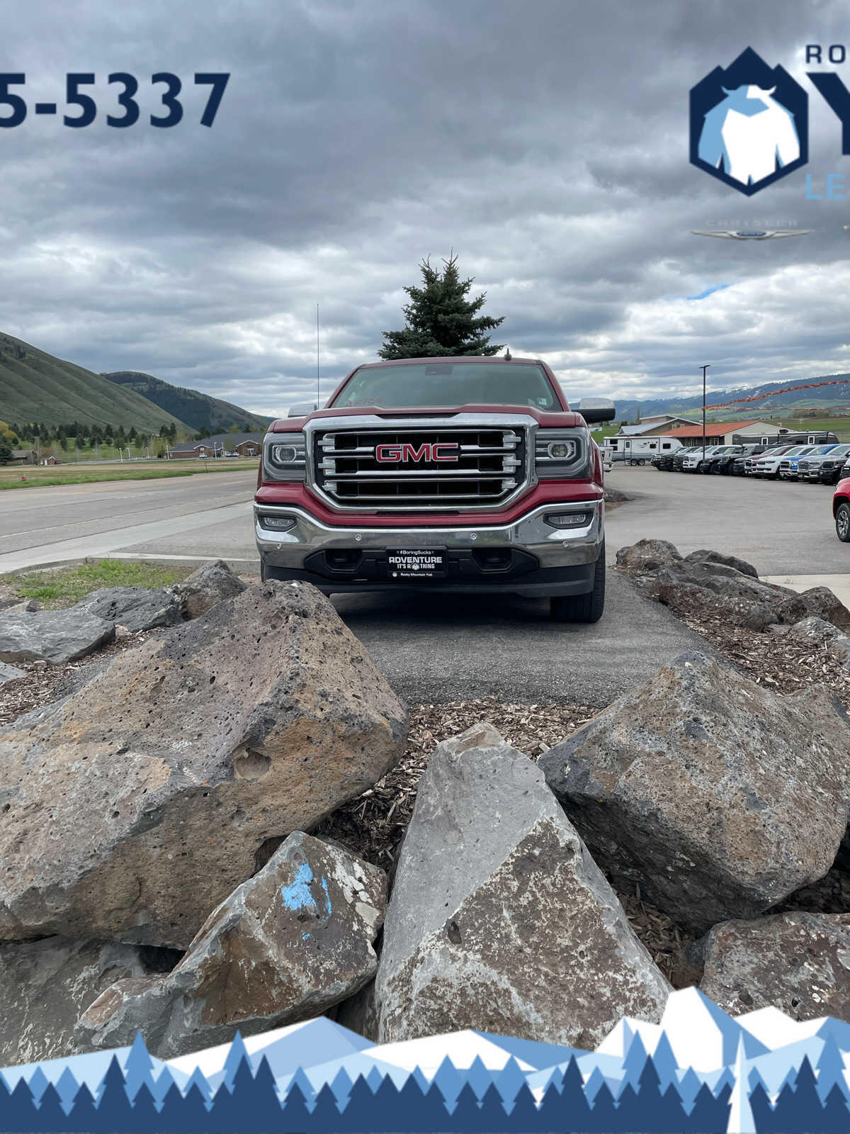 Used 2018 GMC Sierra 1500 SLT with VIN 3GTU2NER2JG429444 for sale in Afton, WY