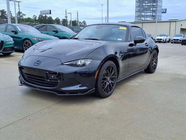 Used 2021 Mazda MX-5 Miata RF Club with VIN JM1NDAL75M0456882 for sale in Spring, TX