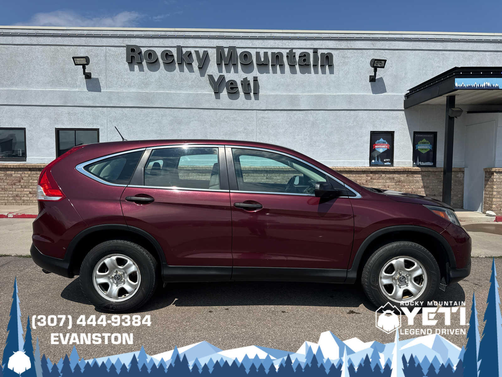 Used 2014 Honda CR-V LX with VIN 5J6RM4H39EL024475 for sale in Jackson, WY