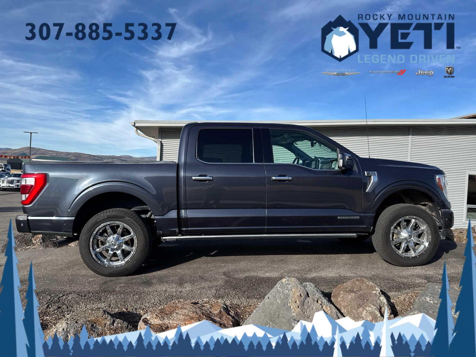 Used 2021 Ford F-150 Limited with VIN 1FTFW1EDXMFA85684 for sale in Jackson, WY