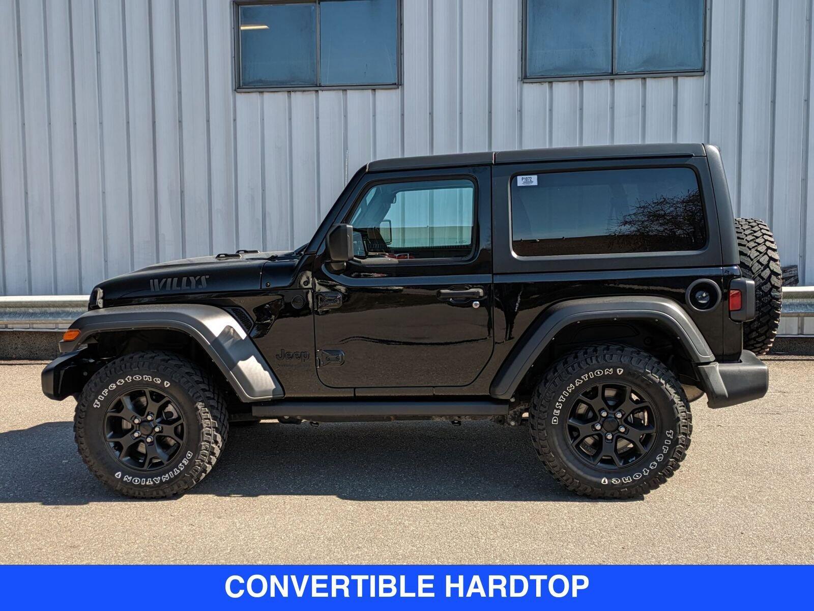 Used 2021 Jeep Wrangler Willys Sport with VIN 1C4GJXAN0MW671427 for sale in Brattleboro, VT