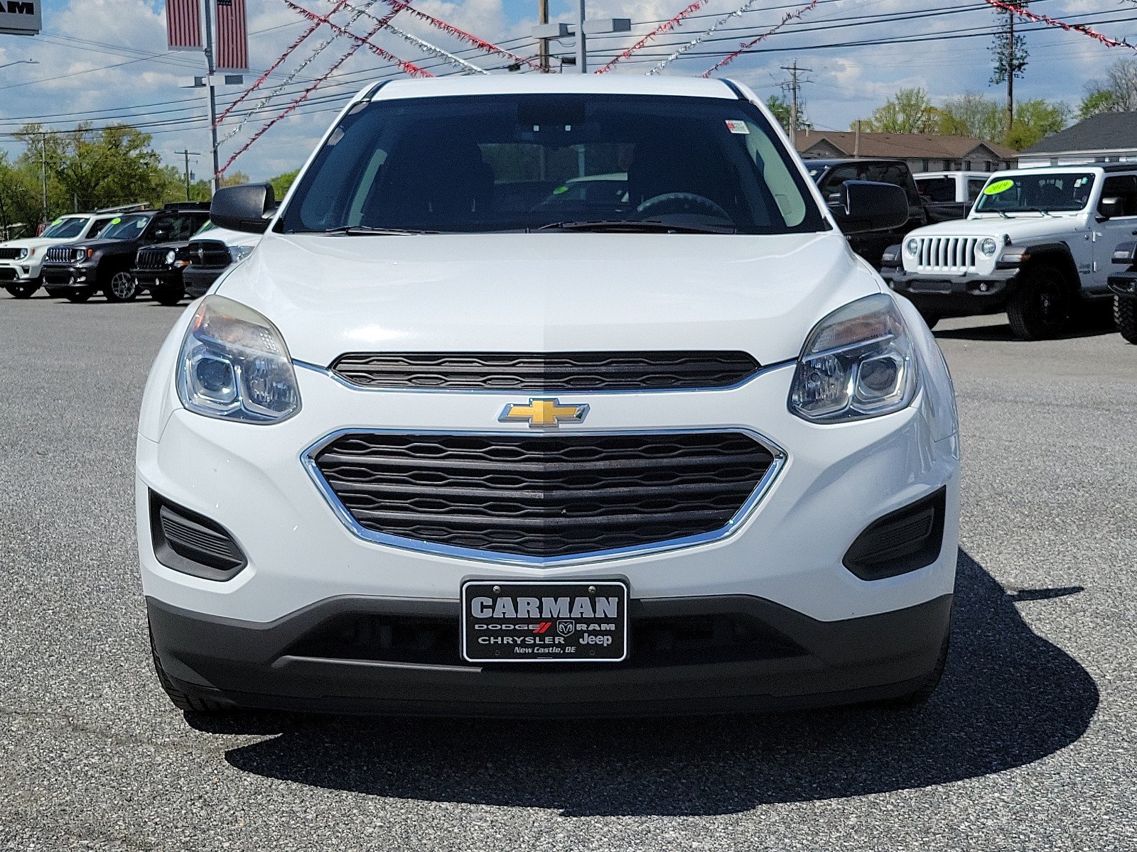 Used 2016 Chevrolet Equinox LS with VIN 2GNALBEK9G1160711 for sale in New Castle, DE