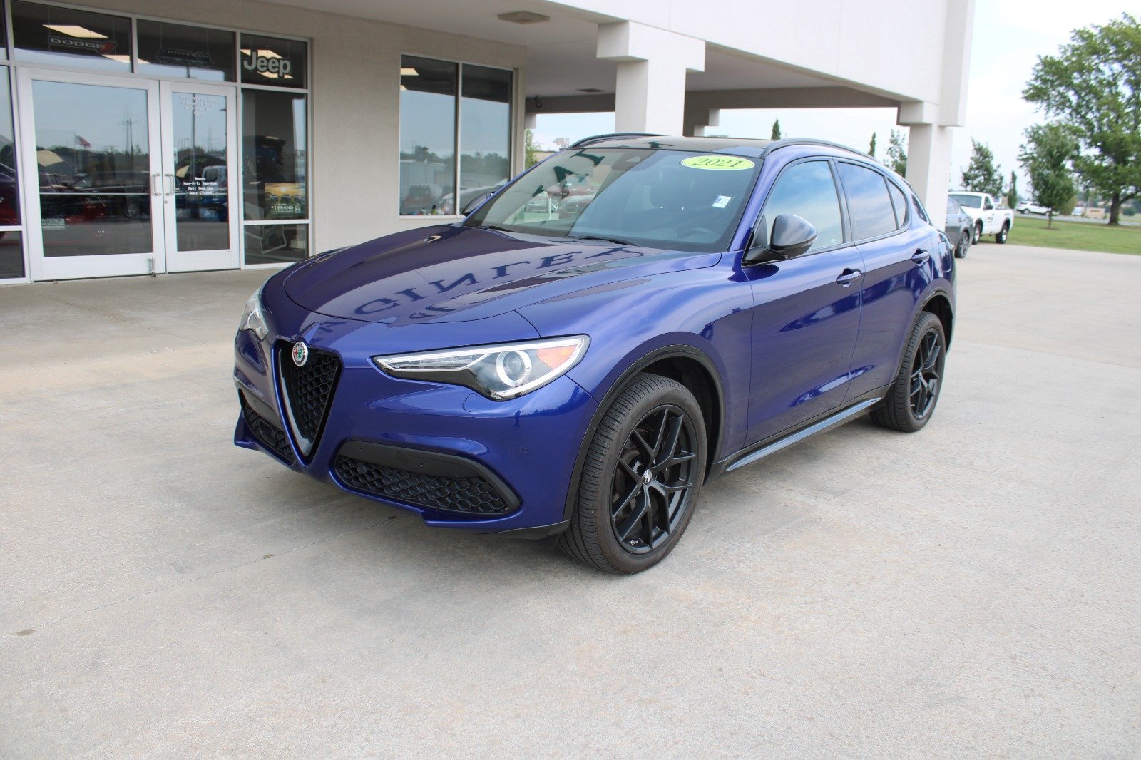 Used 2021 Alfa Romeo Stelvio Ti Sport with VIN ZASPAKBN2M7D14978 for sale in Highland, IL