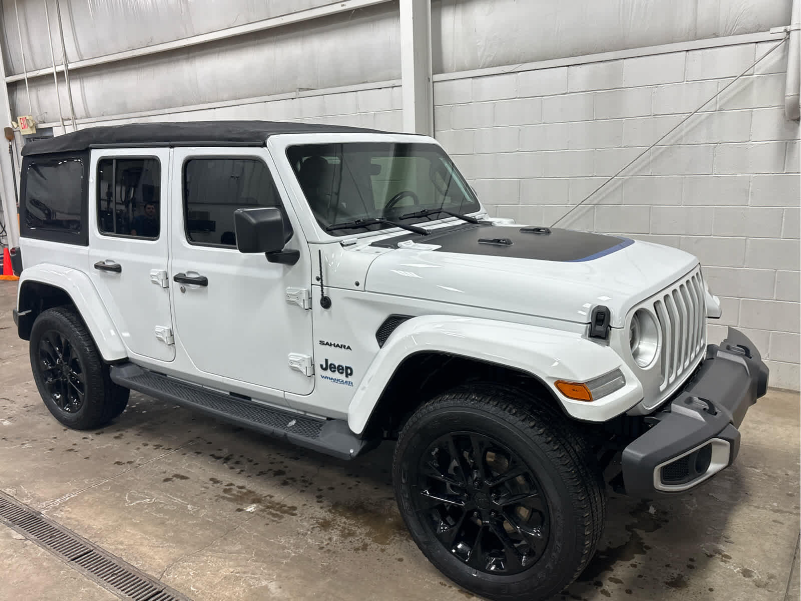 Used 2021 Jeep Wrangler Unlimited Sahara 4XE with VIN 1C4JJXP69MW868408 for sale in Wilmington, OH