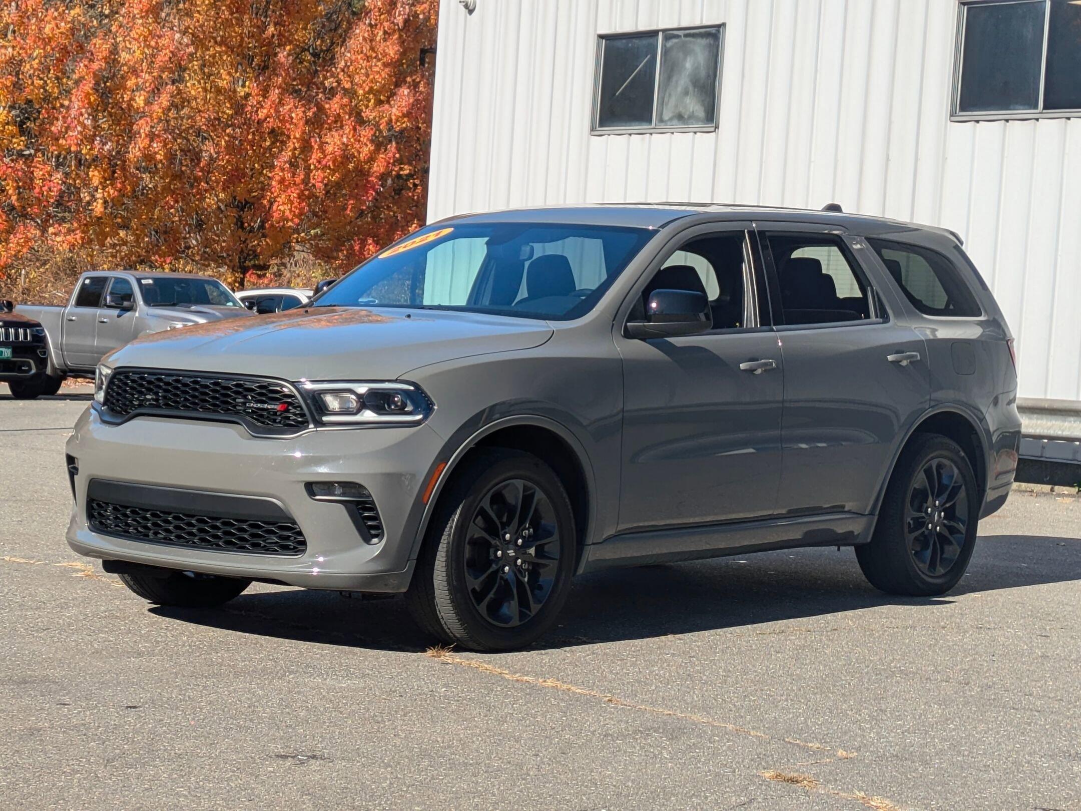 Used 2021 Dodge Durango GT with VIN 1C4RDJDG9MC751840 for sale in Brattleboro, VT