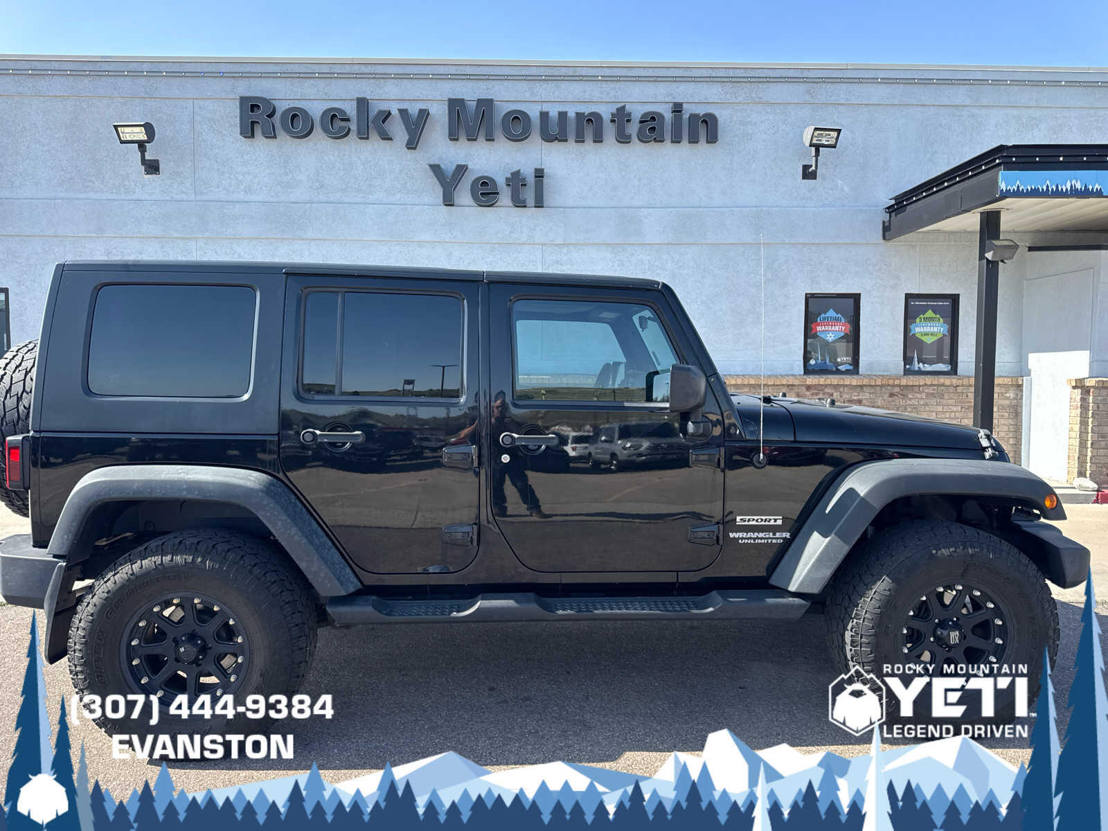 Used 2010 Jeep Wrangler Unlimited Sport with VIN 1J4BA3H15AL140964 for sale in Jackson, WY