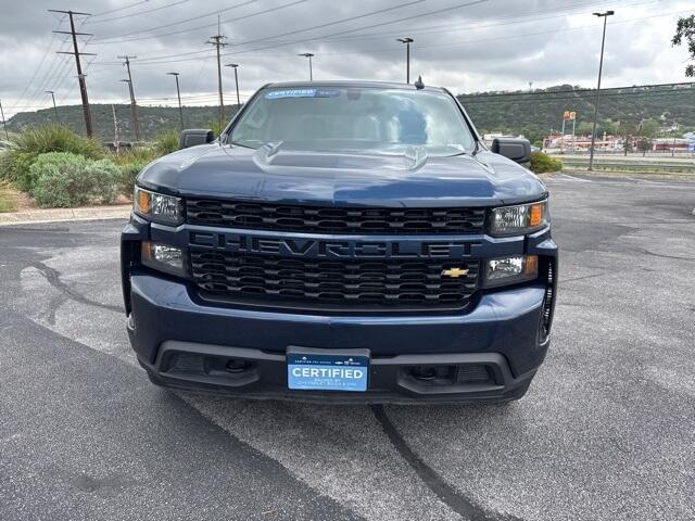 Used 2022 Chevrolet Silverado 1500 Limited Custom with VIN 3GCPWBEK7NG134168 for sale in Uvalde, TX