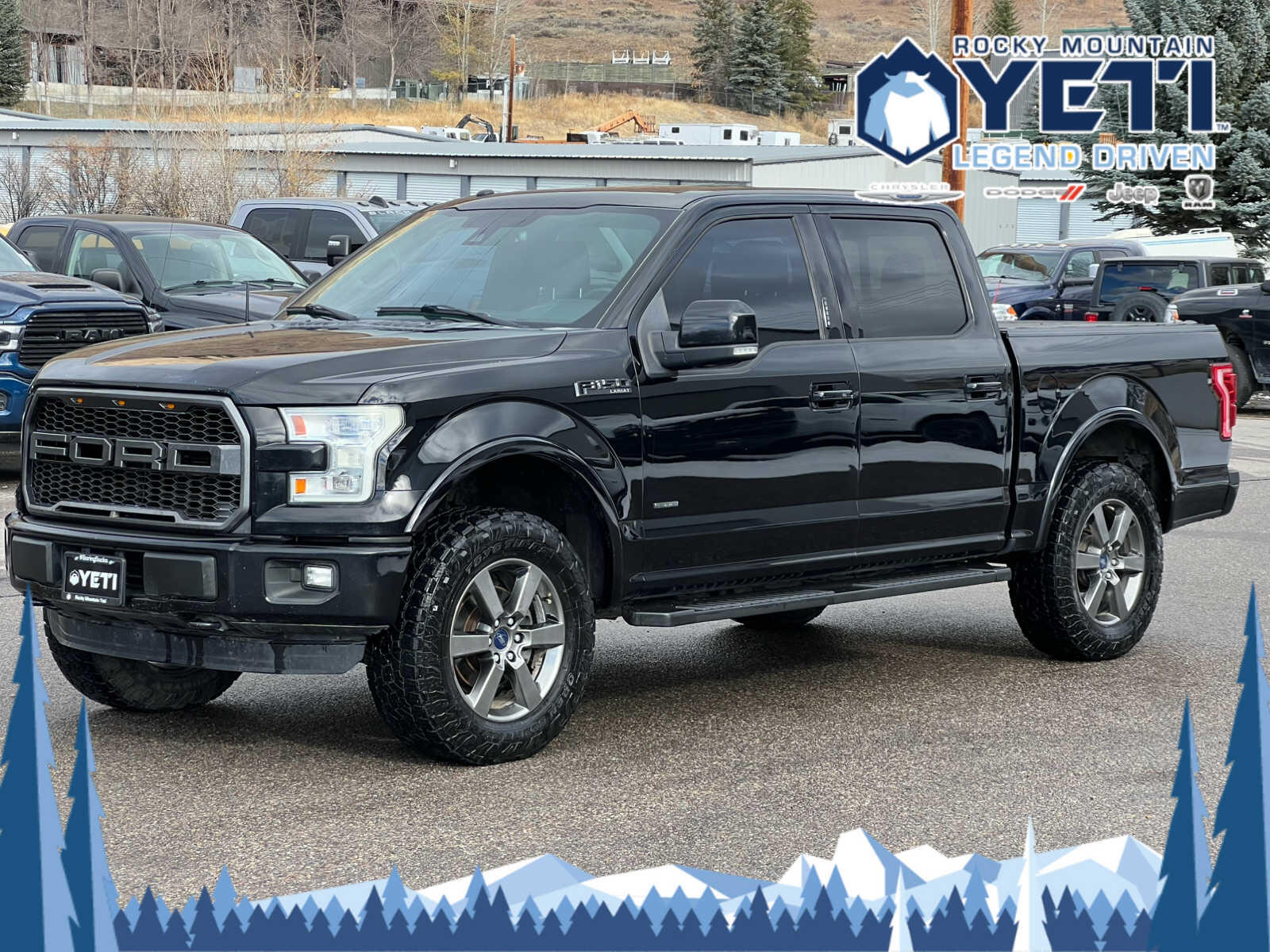 Used 2016 Ford F-150 Lariat with VIN 1FTEW1EG3GKD43495 for sale in Jackson, WY