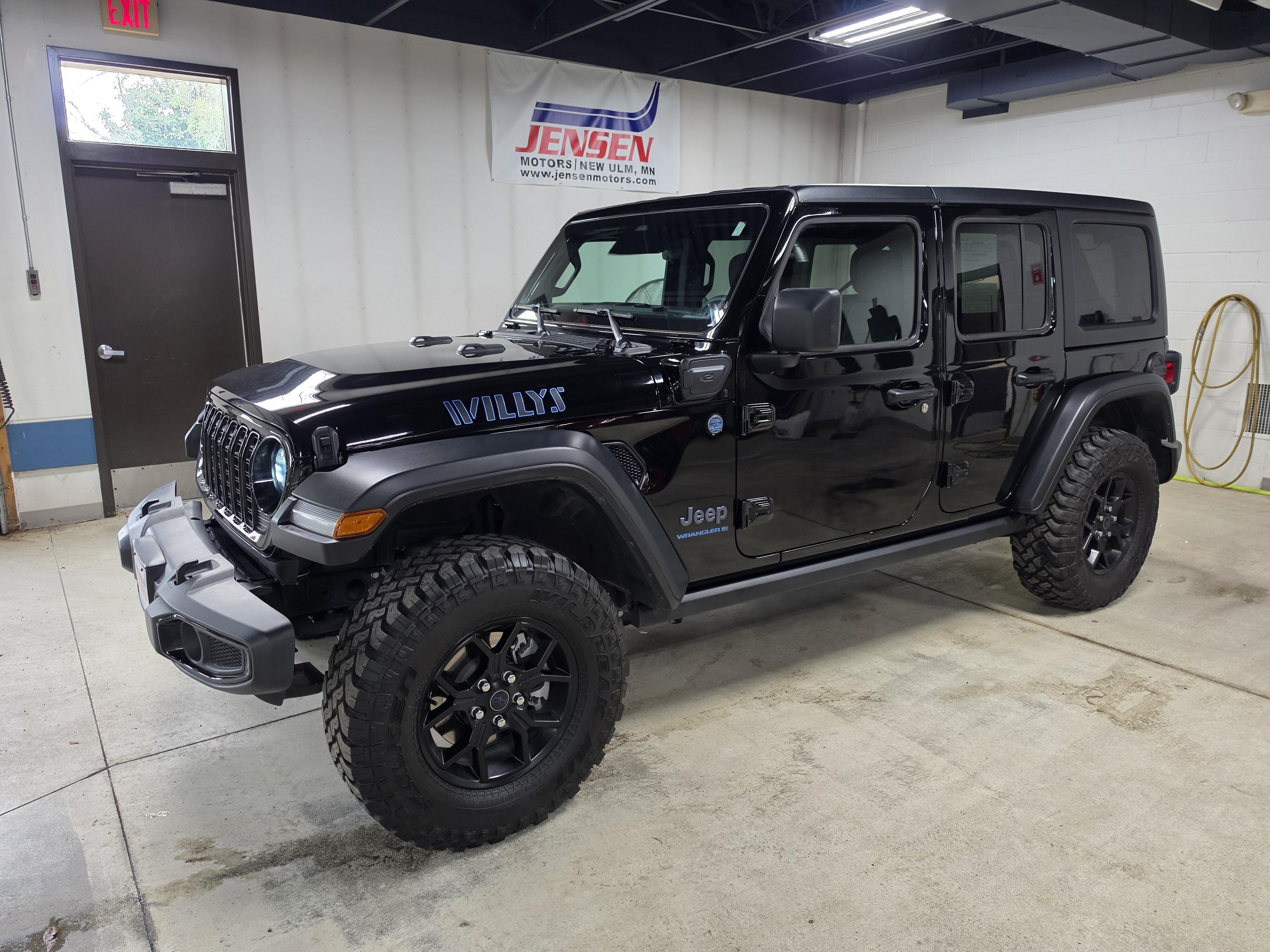 Used 2025 Jeep Wrangler 4xe Willys 4XE with VIN 1C4RJXN6XSW583462 for sale in New Ulm, Minnesota