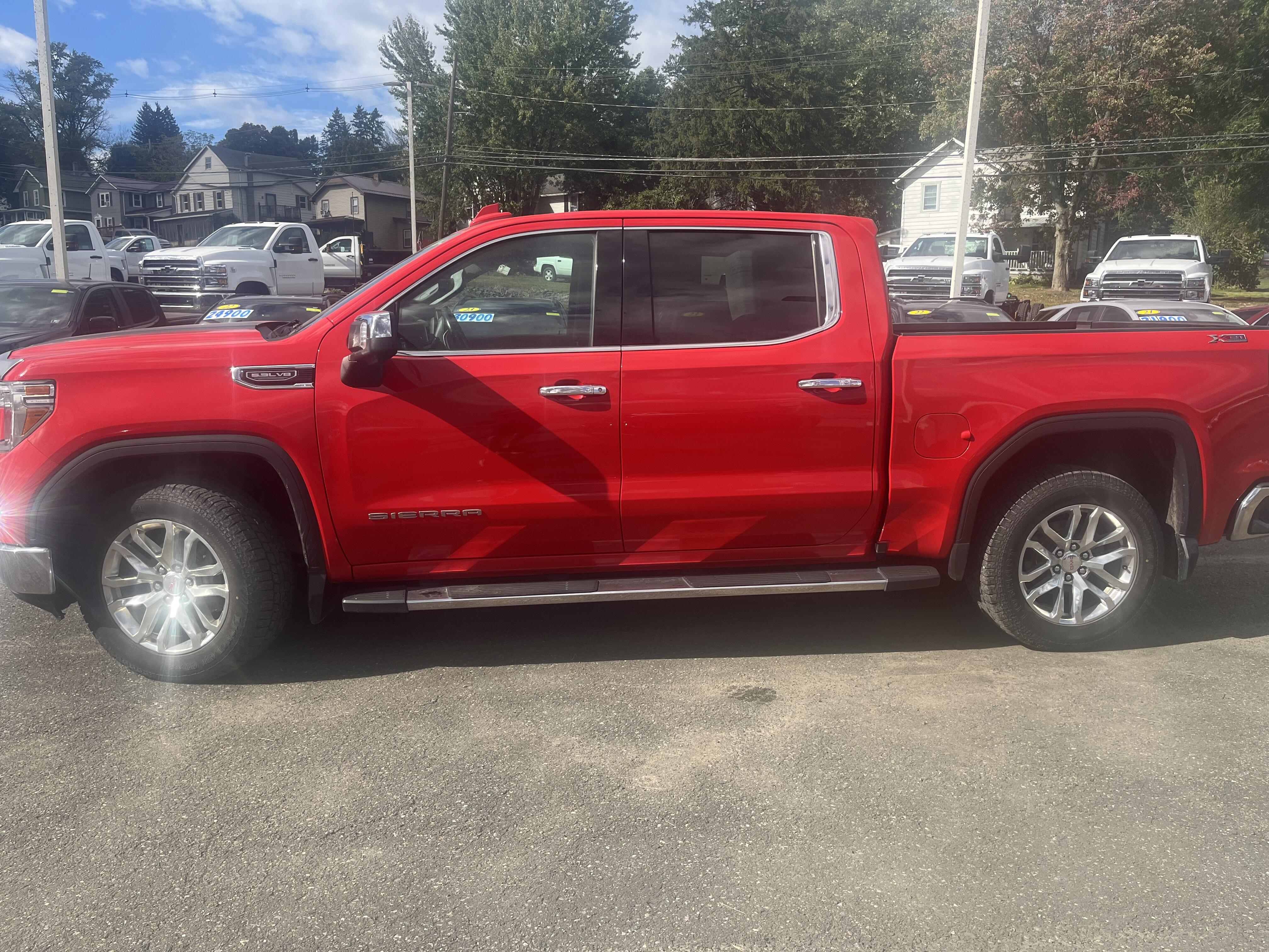 Used 2019 GMC Sierra 1500 SLT with VIN 3GTU9DED7KG231308 for sale in Towanda, PA