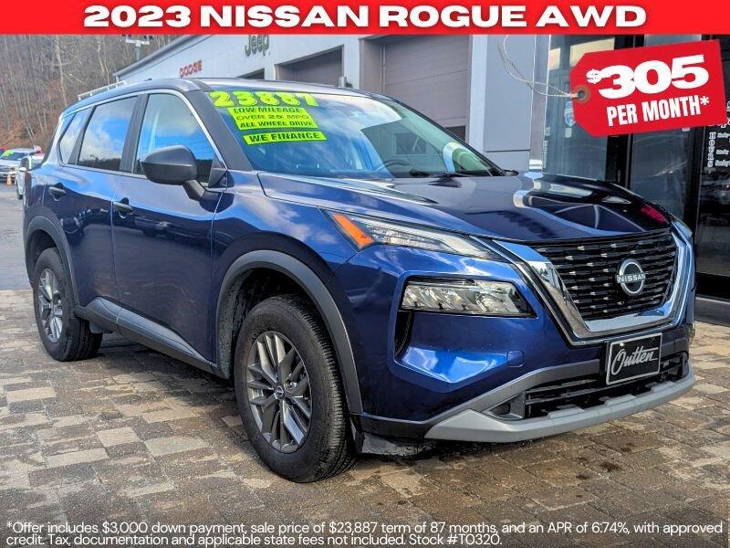 Used 2023 Nissan Rogue S with VIN 5N1BT3AB8PC819408 for sale in Tamaqua, PA