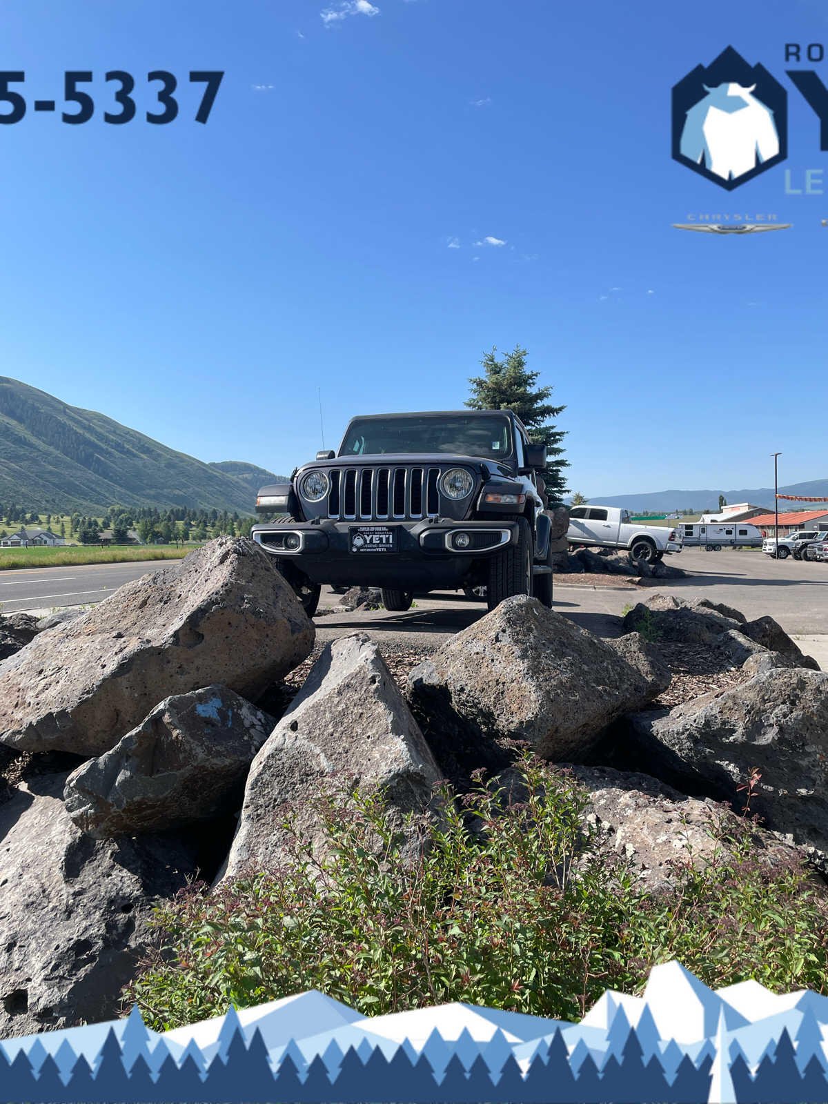 Used 2023 Jeep Gladiator Overland with VIN 1C6HJTFG2PL520030 for sale in Jackson, WY