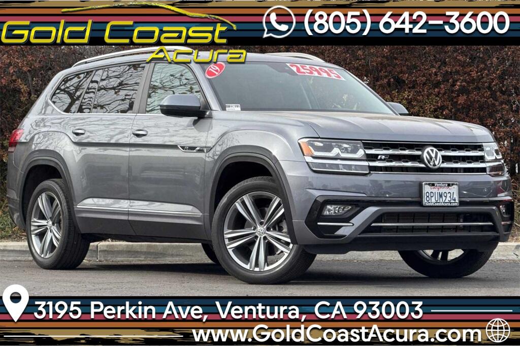 Used 2019 Volkswagen Atlas SE R-Line w/Tech with VIN 1V2YR2CA5KC616916 for sale in Ventura, CA