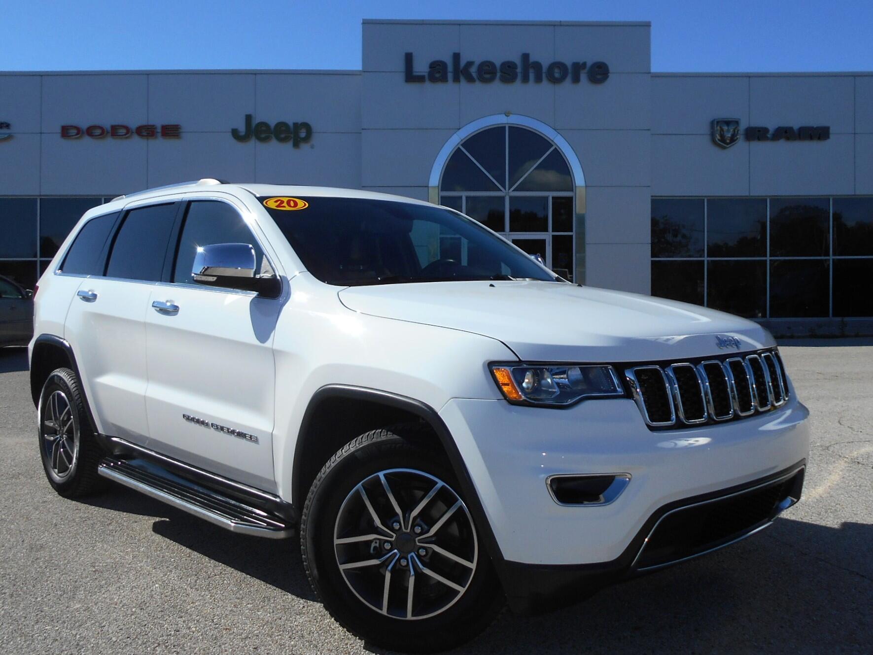 Used 2020 Jeep Grand Cherokee Limited with VIN 1C4RJFBG2LC209549 for sale in Montague, MI