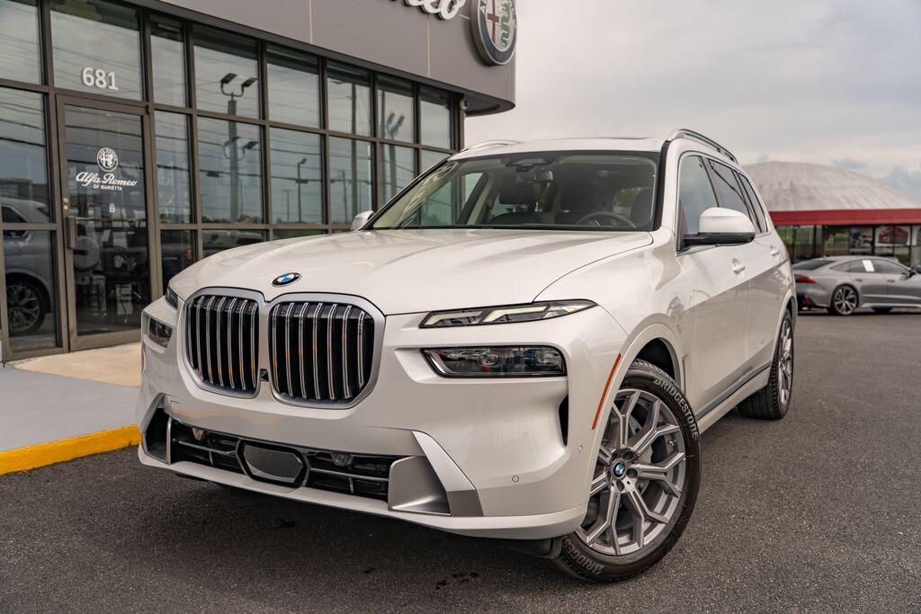 Used 2024 BMW X7 40i with VIN 5UX23EM06R9U74100 for sale in Marietta, GA