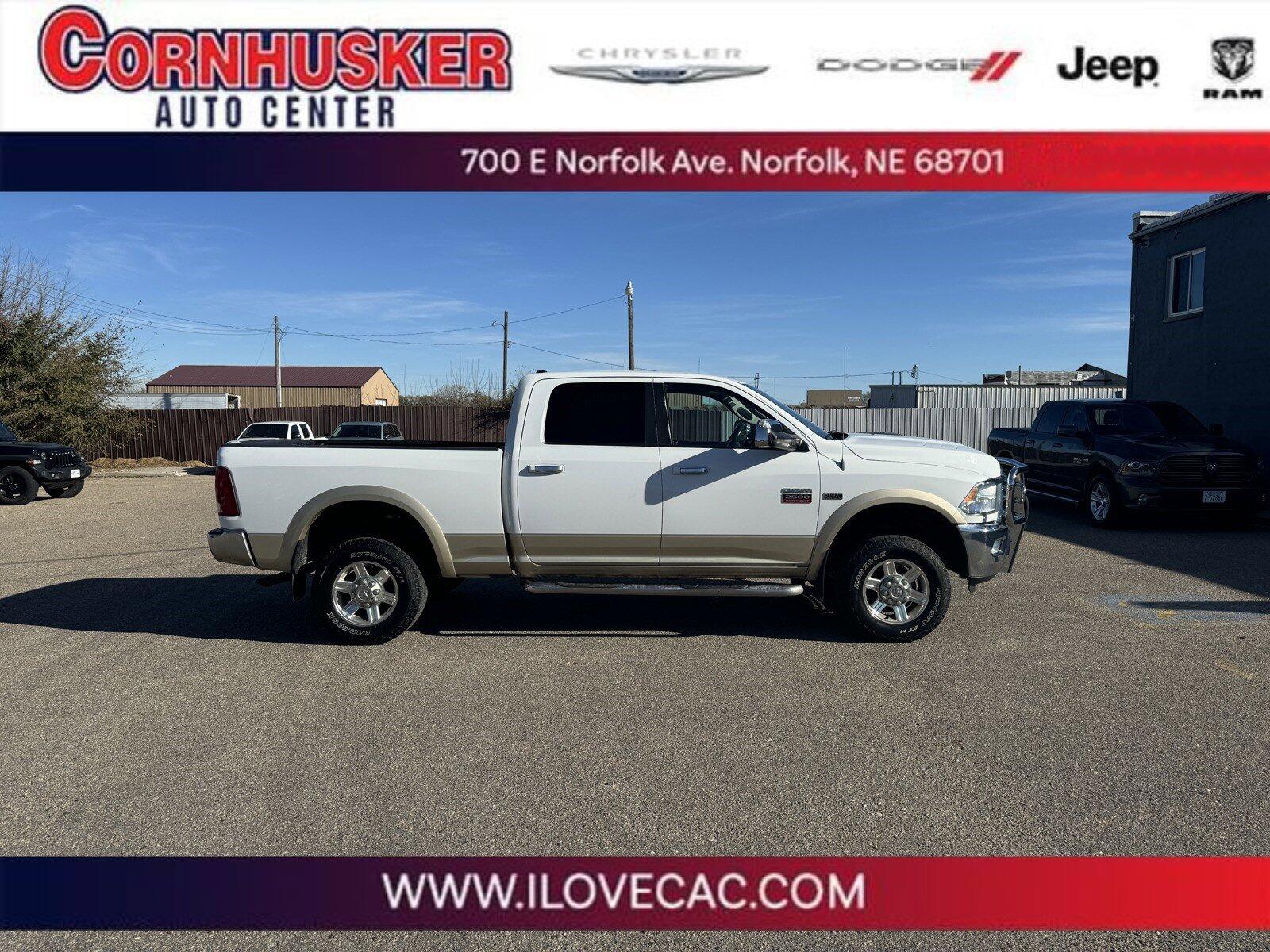 Used 2011 RAM Ram 2500 Pickup Laramie with VIN 3D7TT2CT3BG519988 for sale in Norfolk, NE