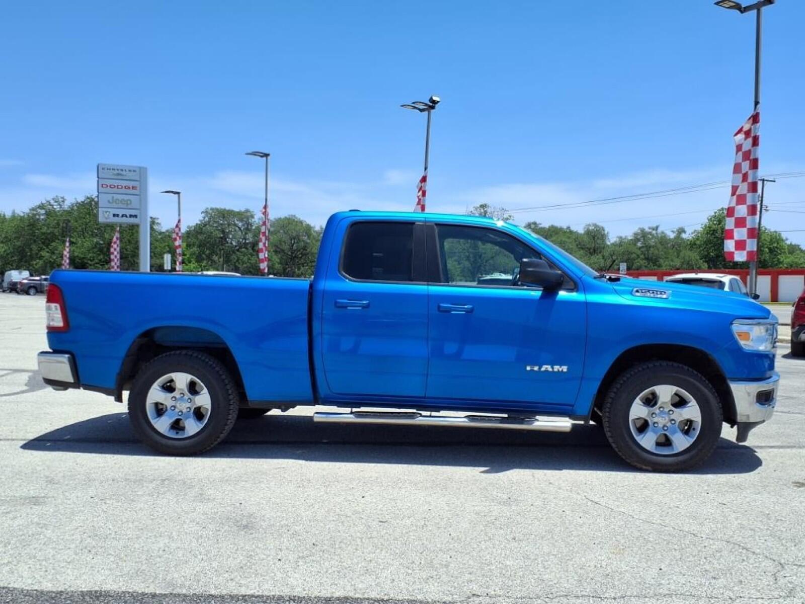 Used 2021 RAM Ram 1500 Pickup Big Horn/Lone Star with VIN 1C6SRFBT1MN600986 for sale in Burnet, TX
