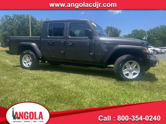 Used 2021 Jeep Gladiator Sport S with VIN 1C6HJTAG4ML504897 for sale in Angola, IN