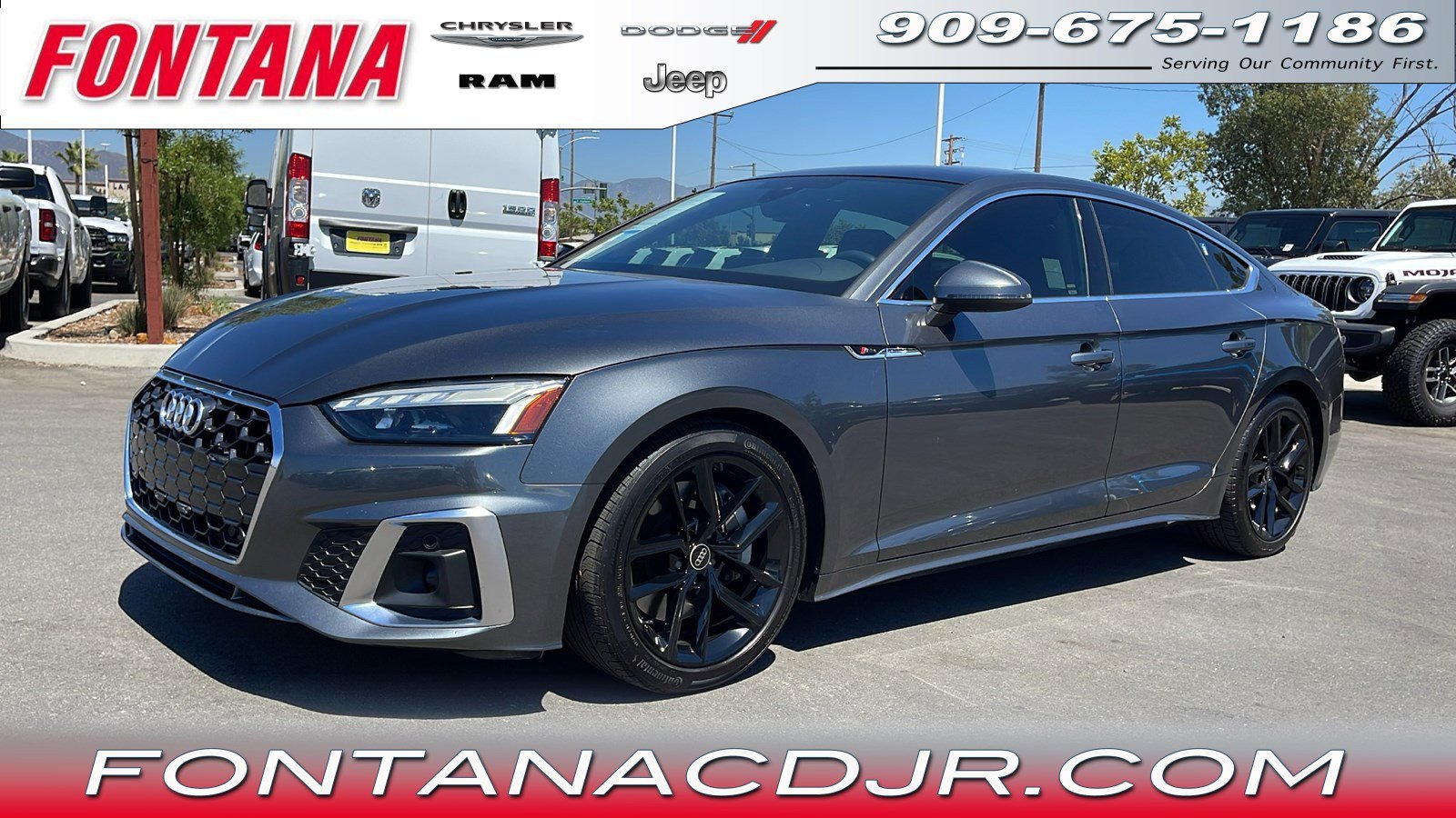 Used 2023 Audi A5 Sportback Premium Plus with VIN WAUFACF58PA020784 for sale in Fontana, CA