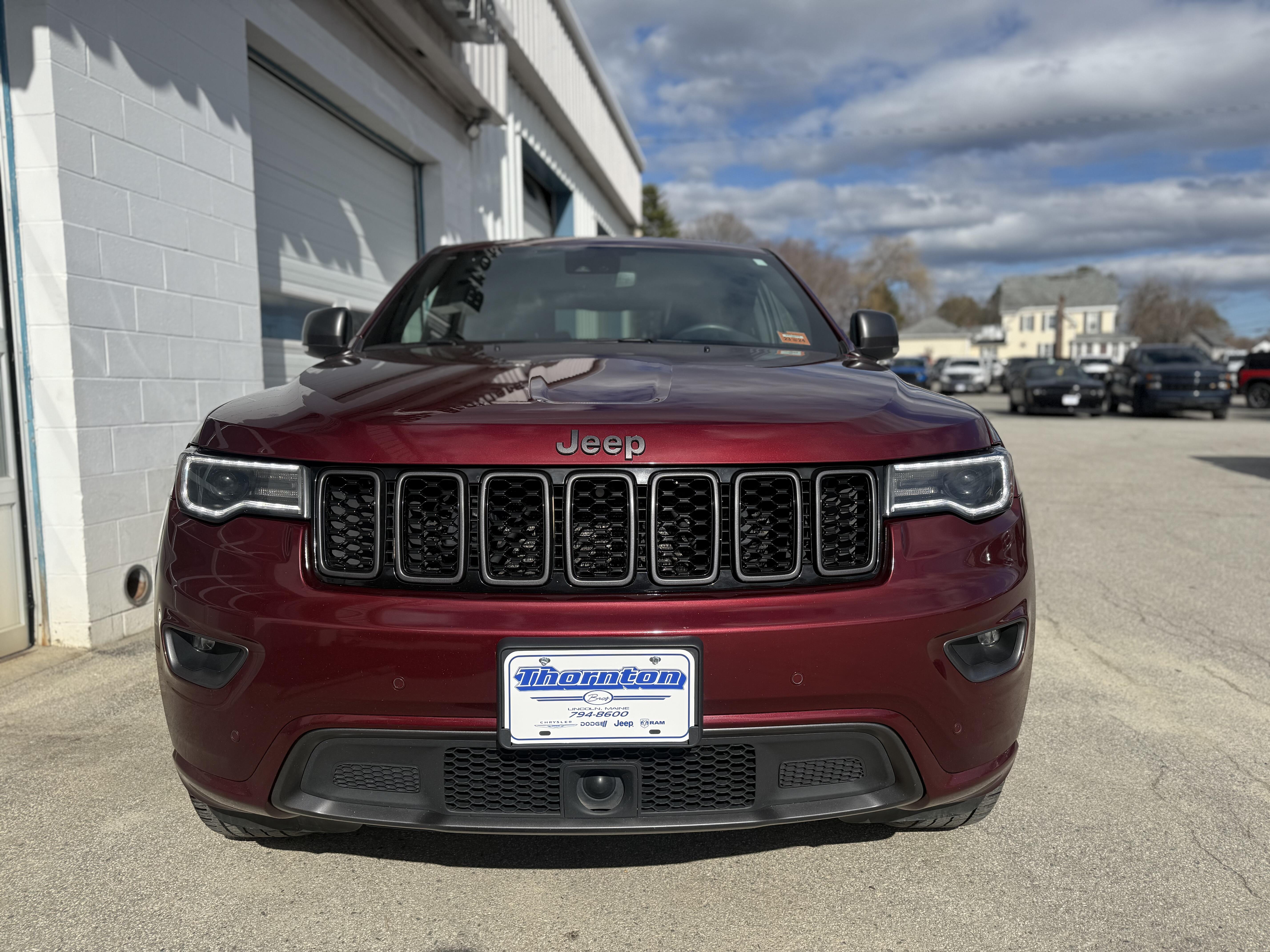 Used 2021 Jeep Grand Cherokee 80th Edition with VIN 1C4RJFBGXMC810788 for sale in Lincoln, ME