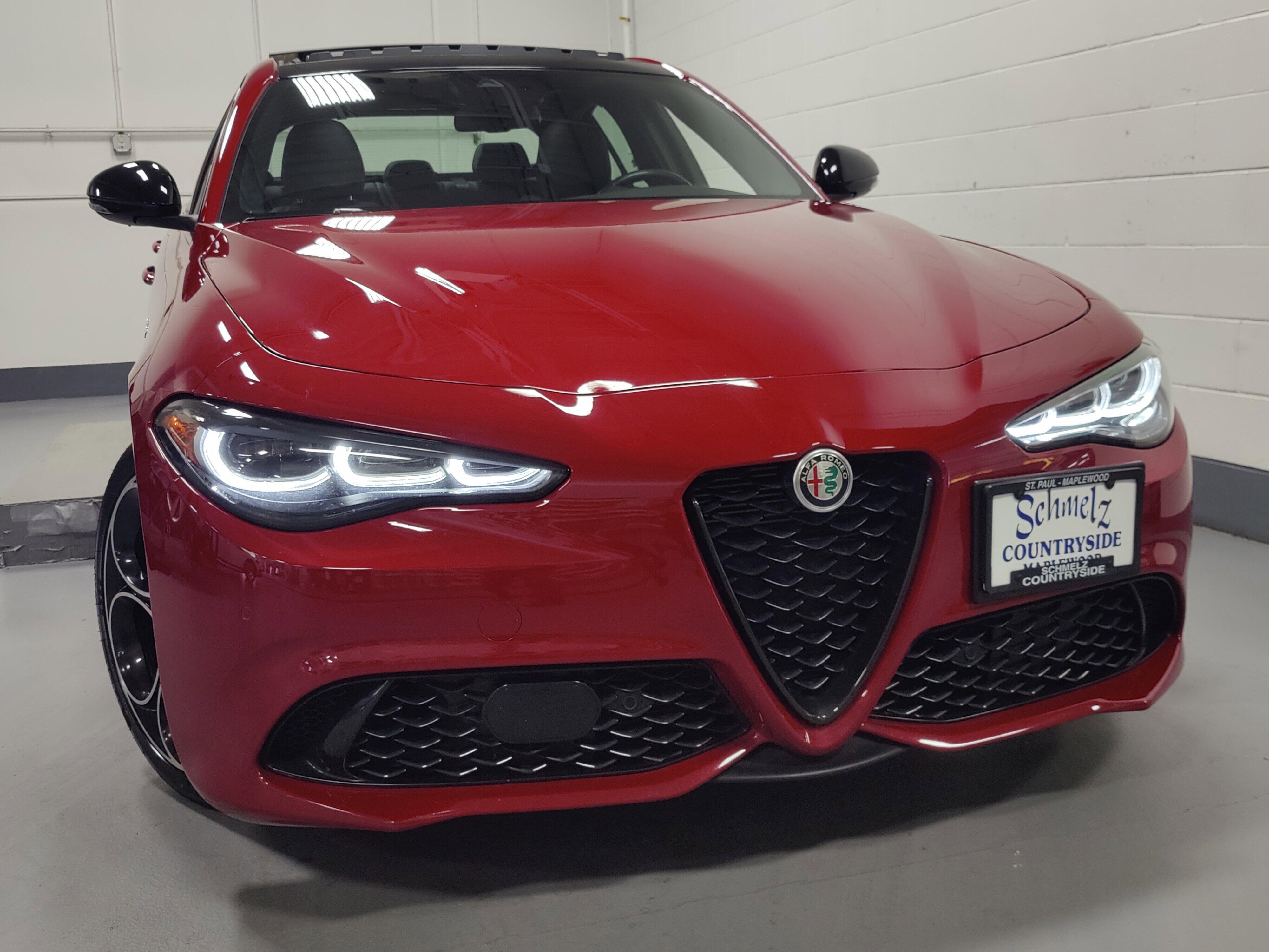 Used 2024 Alfa Romeo Giulia Veloce with VIN ZARFANBN2R7684251 for sale in Maplewood, Minnesota