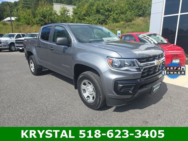 Used 2021 Chevrolet Colorado Work Truck with VIN 1GCGTBENXM1223104 for sale in Warrensburg, NY