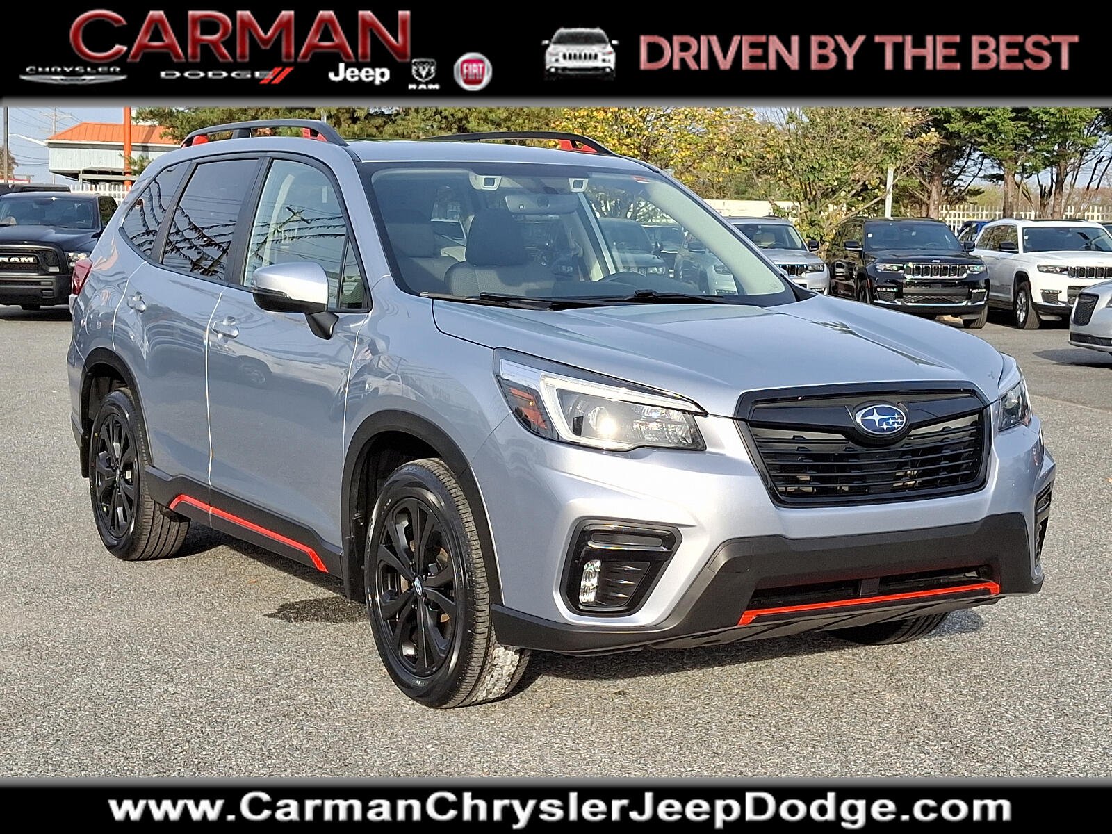 Used 2021 Subaru Forester Sport with VIN JF2SKARC8MH404663 for sale in New Castle, DE