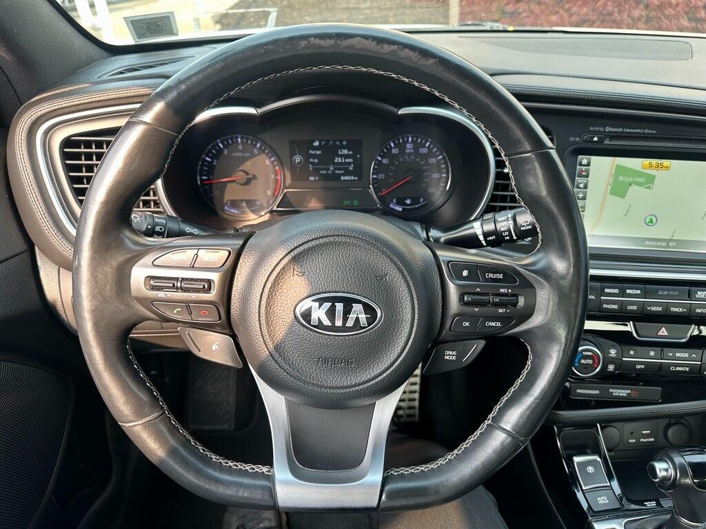Certified 2015 Kia Optima SX with VIN 5XXGR4A63FG468276 for sale in Webster, NY