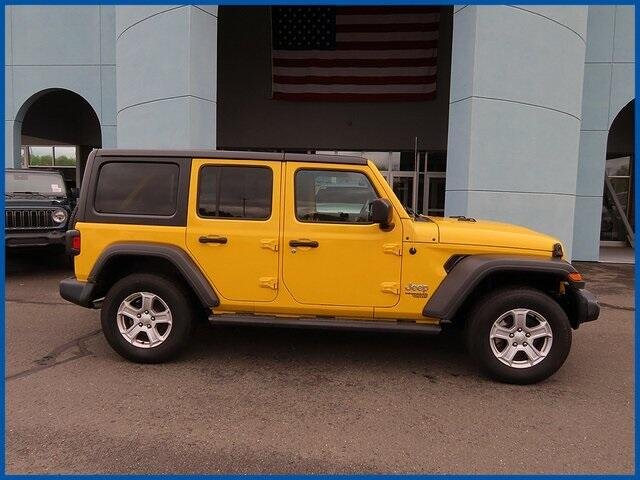 Certified 2021 Jeep Wrangler Unlimited Sport S with VIN 1C4HJXDN2MW521139 for sale in New Britain, CT