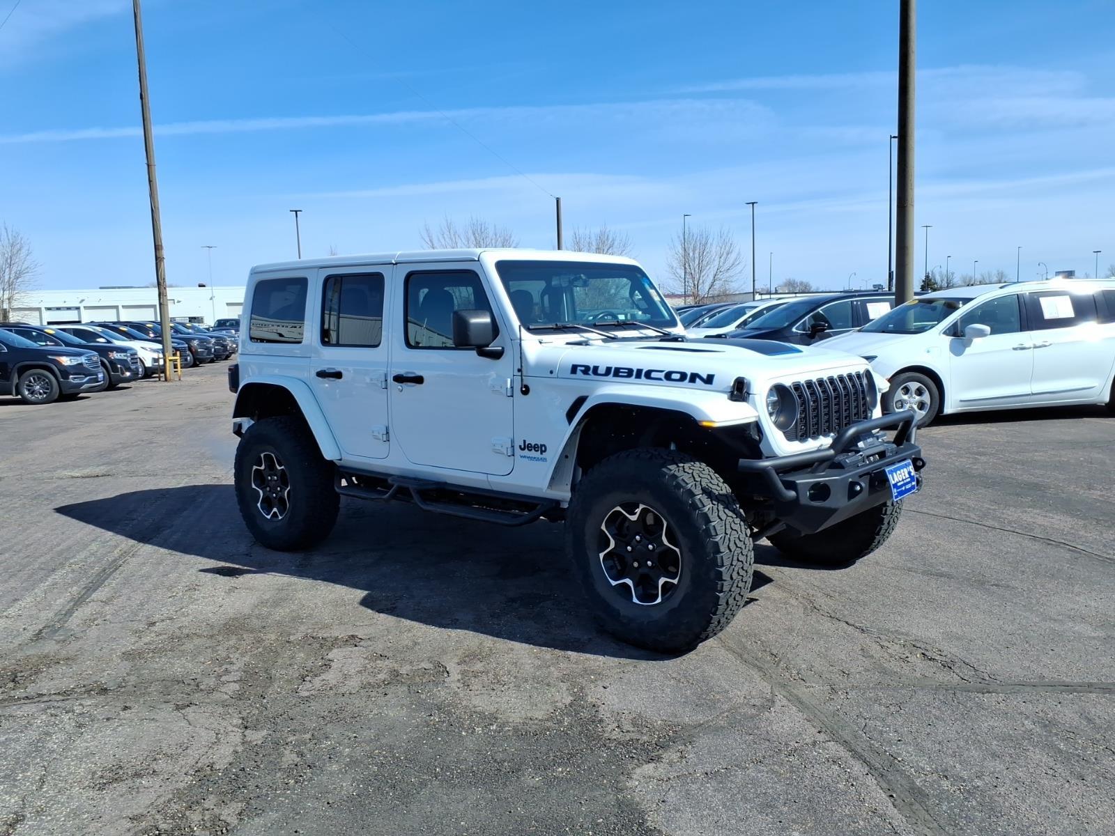 Used 2021 Jeep Wrangler Unlimited Rubicon 4XE with VIN 1C4JJXR60MW660964 for sale in Mankato, Minnesota