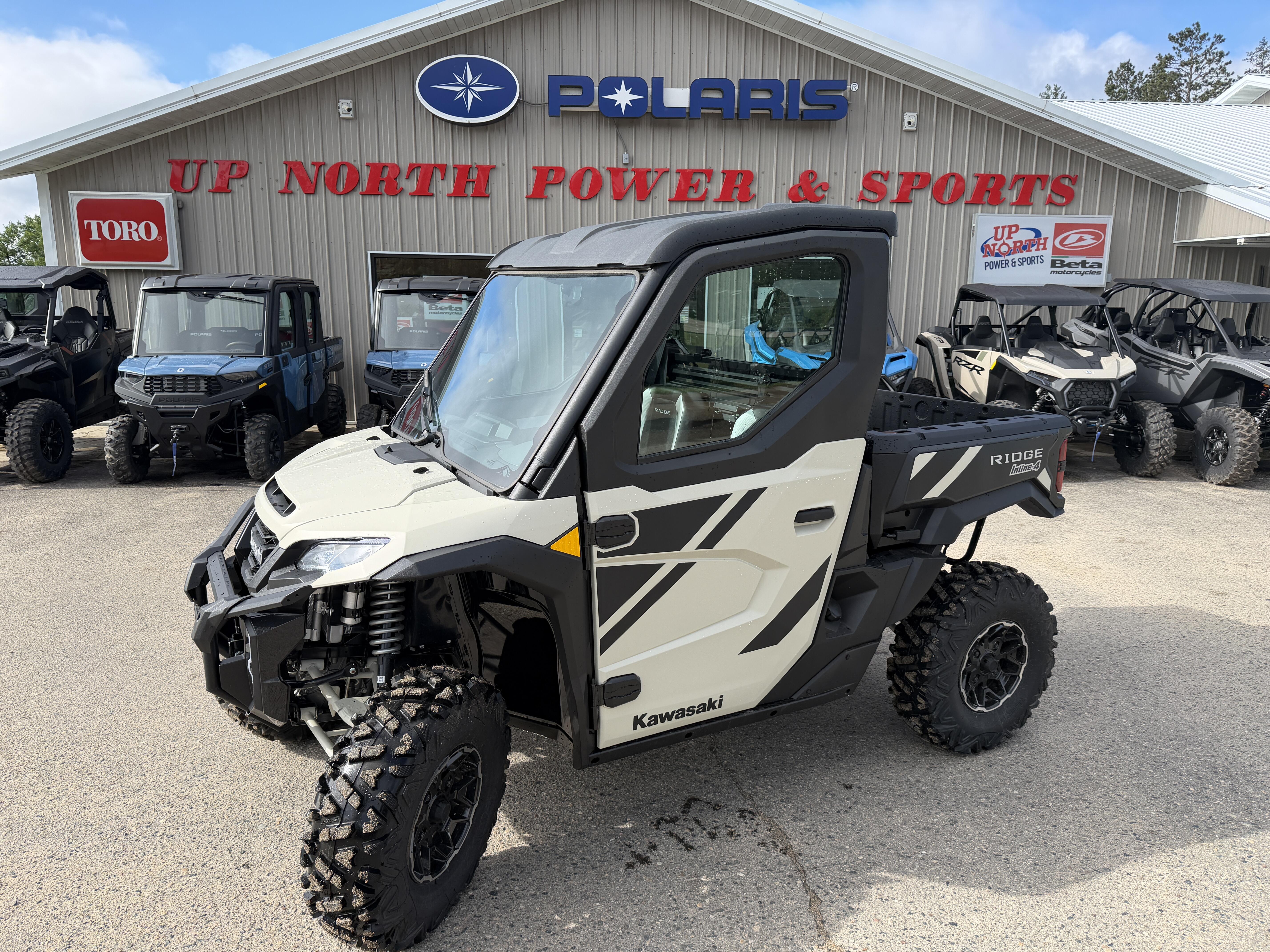 2026 Kawasaki Ridge hvac metallic matte whitish beige