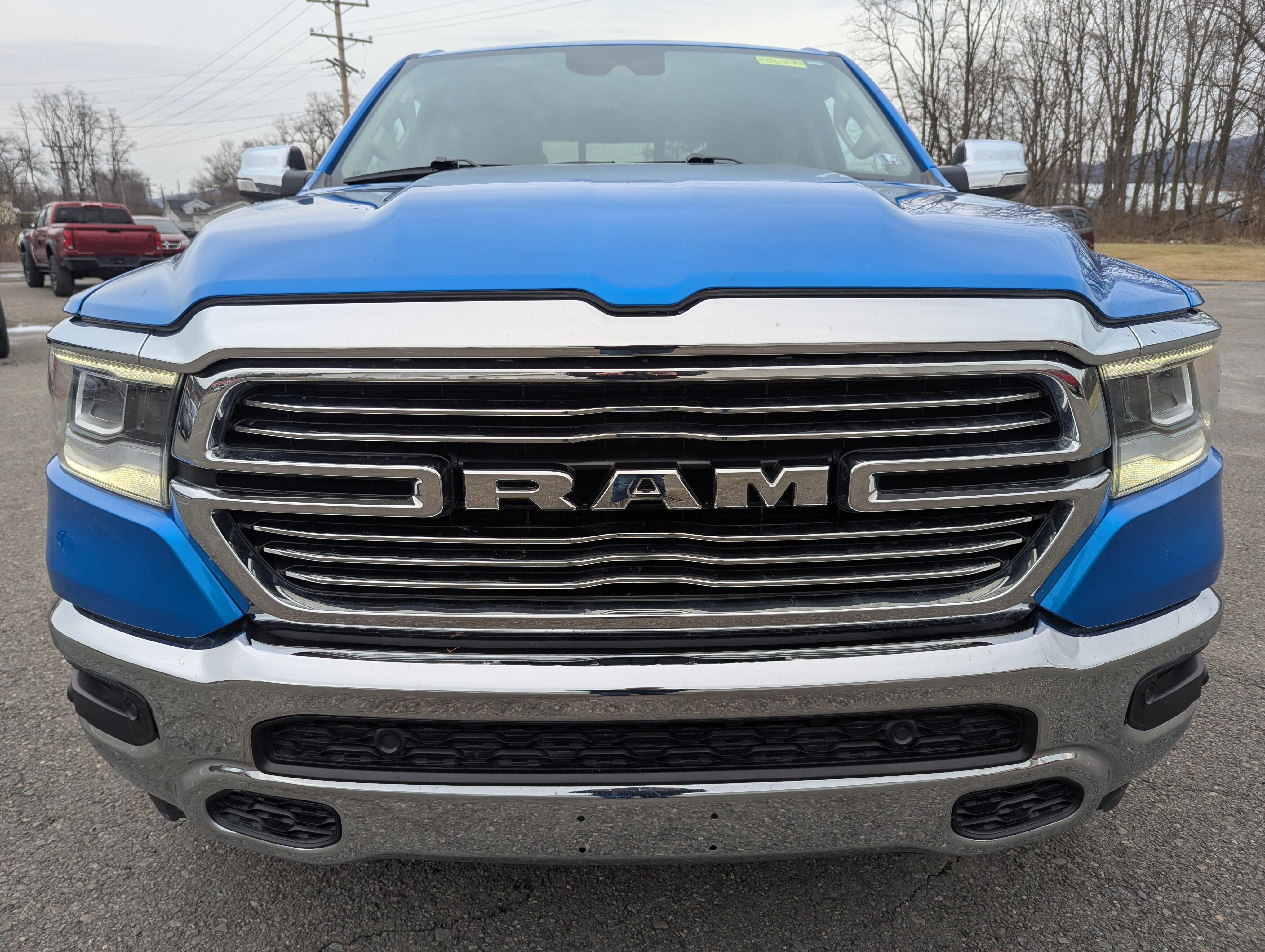 Used 2021 RAM Ram 1500 Pickup Laramie with VIN 1C6SRFJT3MN787732 for sale in Towanda, PA