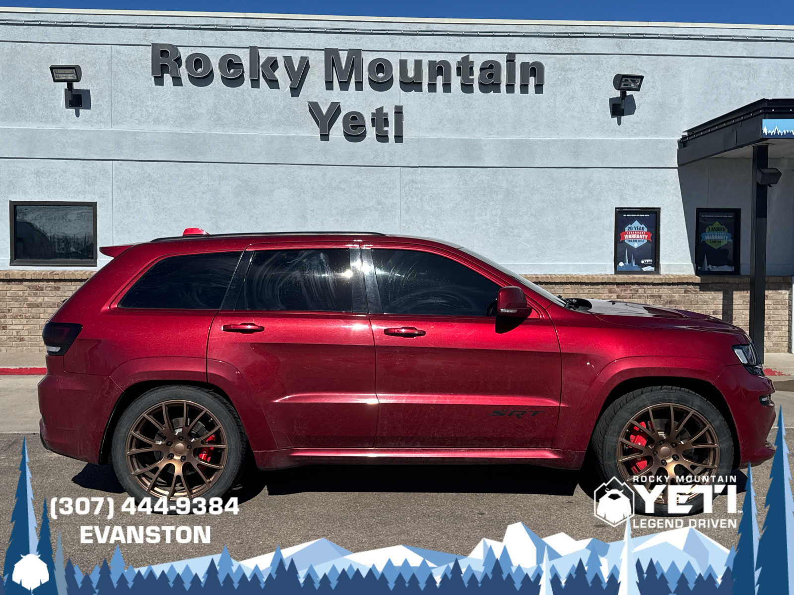 Used 2014 Jeep Grand Cherokee SRT-8 with VIN 1C4RJFDJ5EC509775 for sale in Jackson, WY