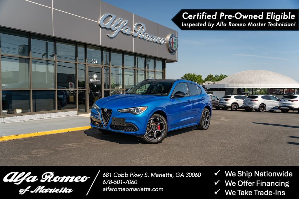 Used 2022 Alfa Romeo Stelvio Ti Veloce with VIN ZASPAKBN8N7D45265 for sale in Marietta, GA