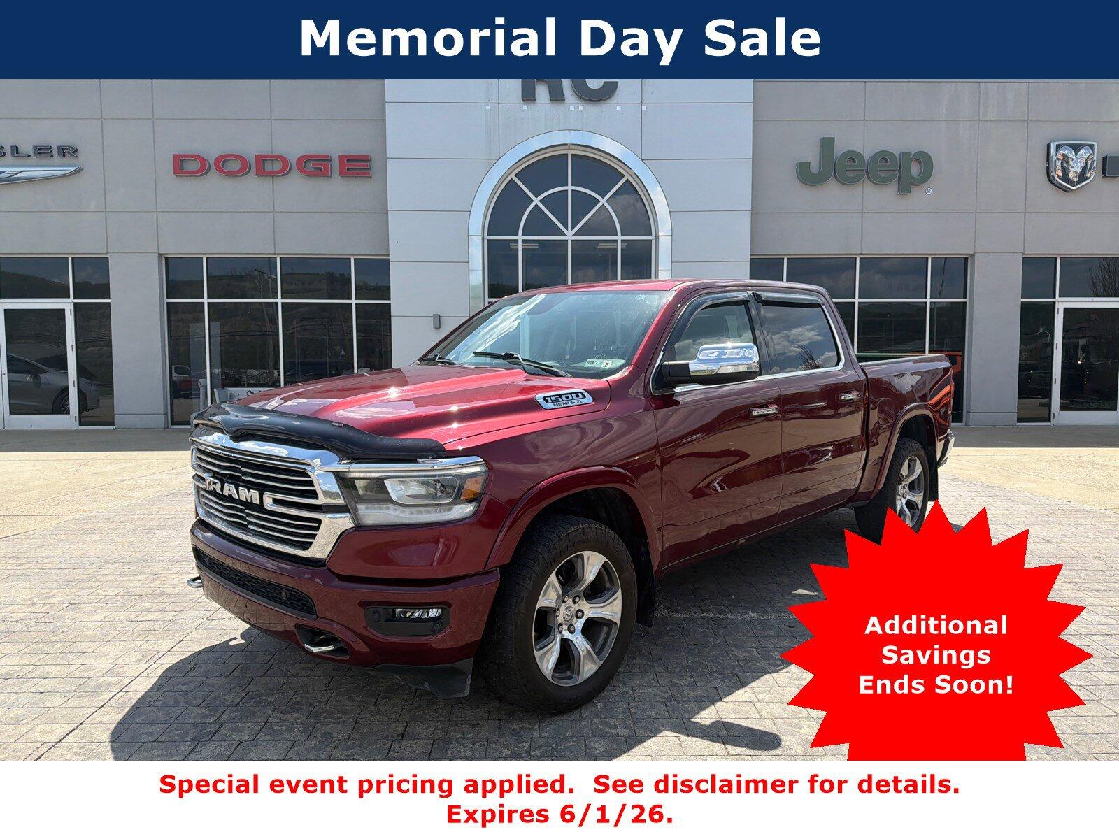 2020 RAM 1500 Laramie 4x4 Crew Cab 5'7's photo