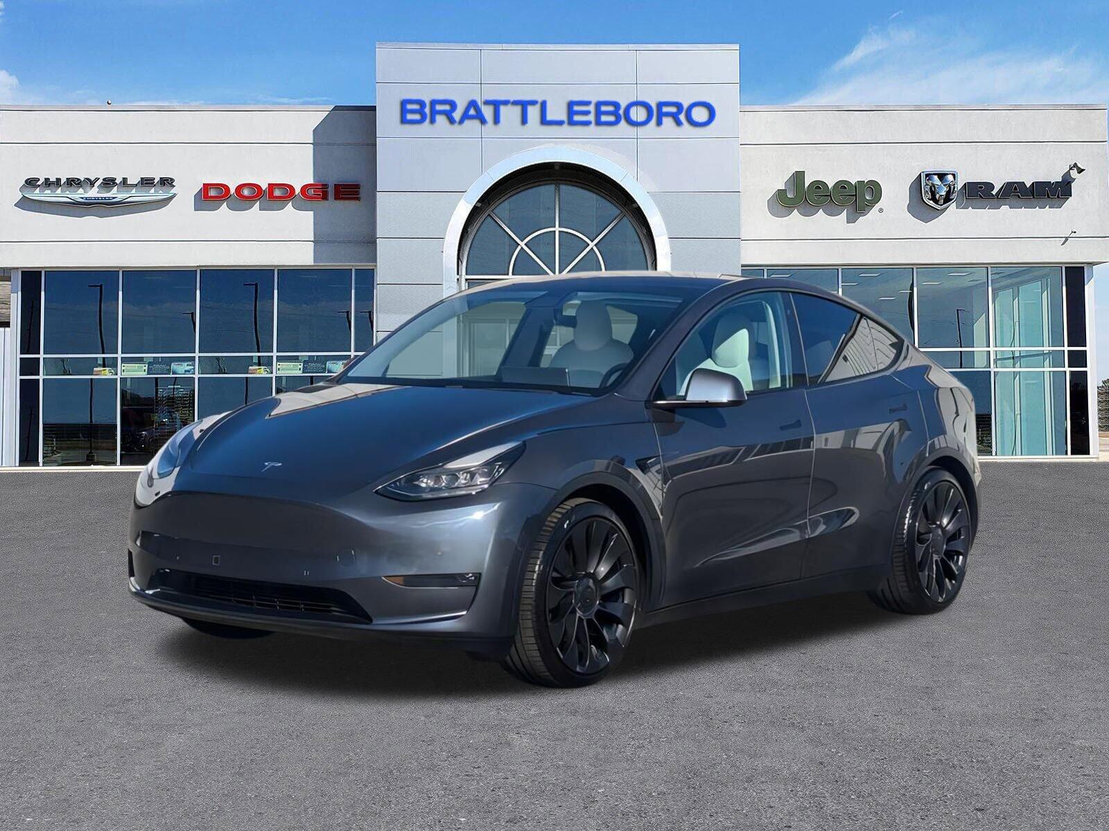 Used 2020 Tesla Model Y Performance with VIN 5YJYGDEFXLF025786 for sale in Brattleboro, VT